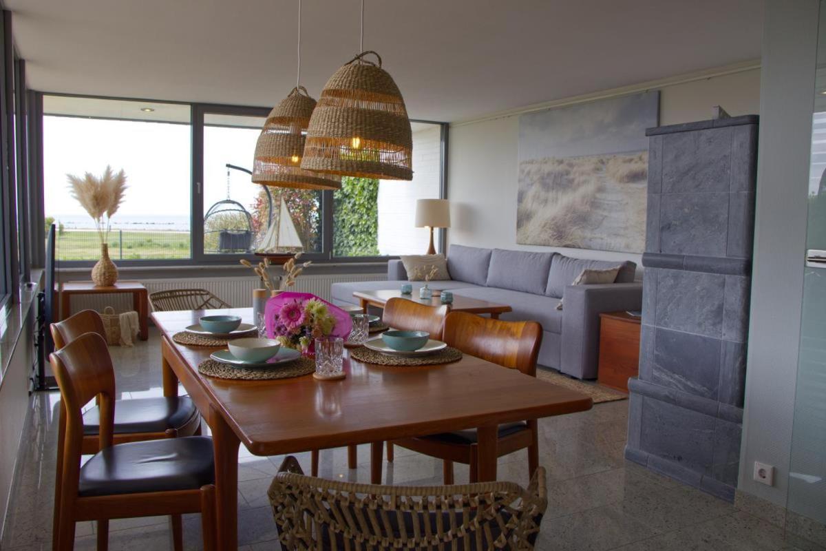 Inselblume 82 - Bungalow Am Suedstrand Mit Meerblick Burgtiefe auf Fehmarn Ngoại thất bức ảnh